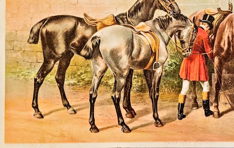 1894 Chicago Tribune ART Supplement 'Twixt Love and Duty'