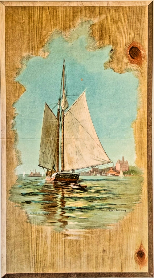 1893 Chicago Tribune ART Supplement 'Wing and Wing'