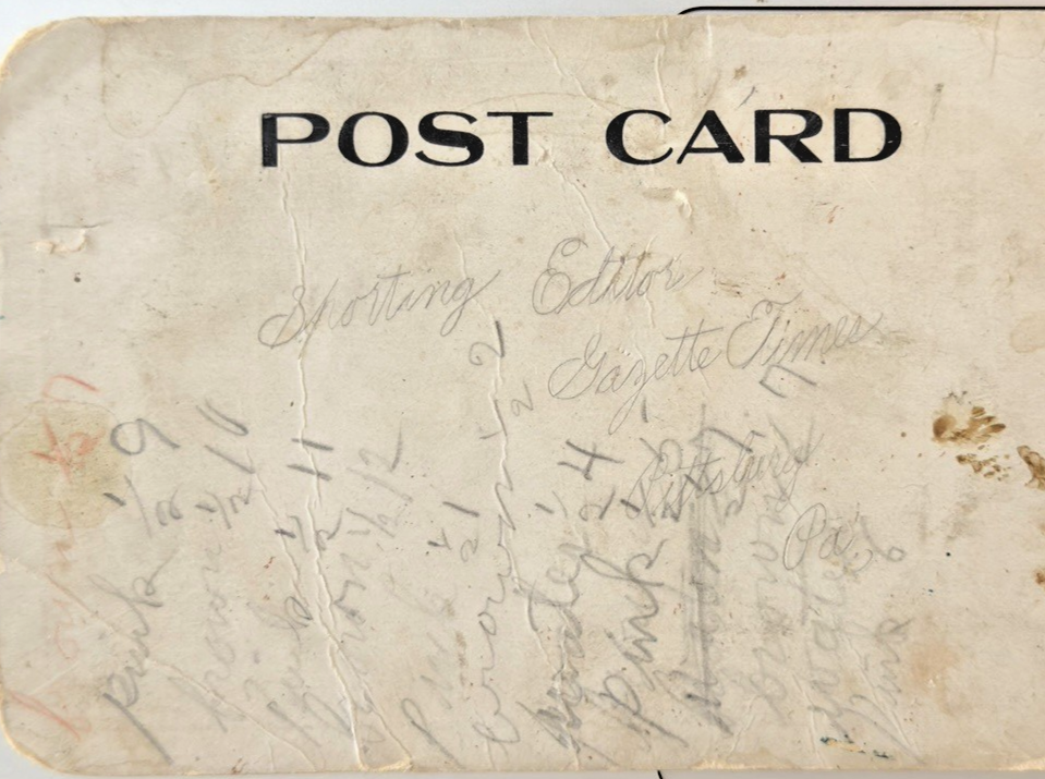 RPPC Akron Ohio Baseball Team Photo Postcard –1907 Long & Taylor Base Ball Club