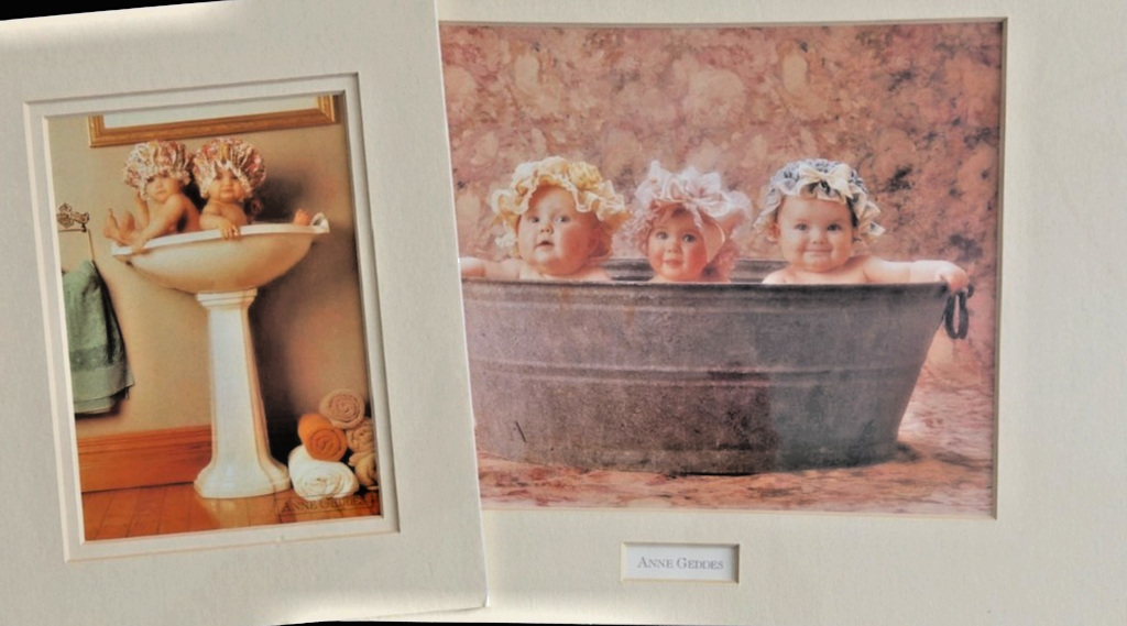 ANNE GEDDES  'LITTLE THOUGHTS W LOVE' ART PRINTS 1993