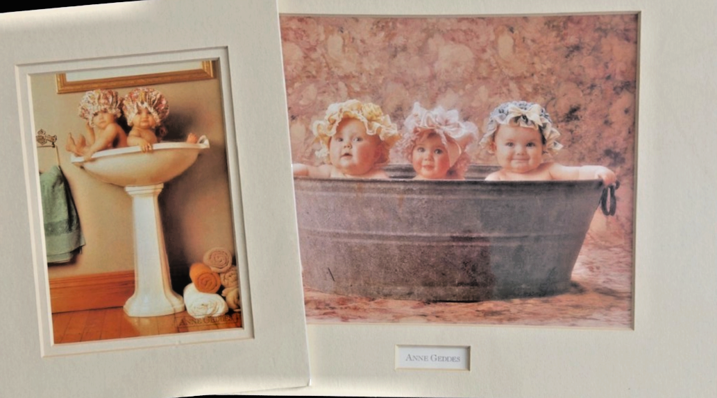 ANNE GEDDES  'LITTLE THOUGHTS W LOVE' ART PRINTS 1993