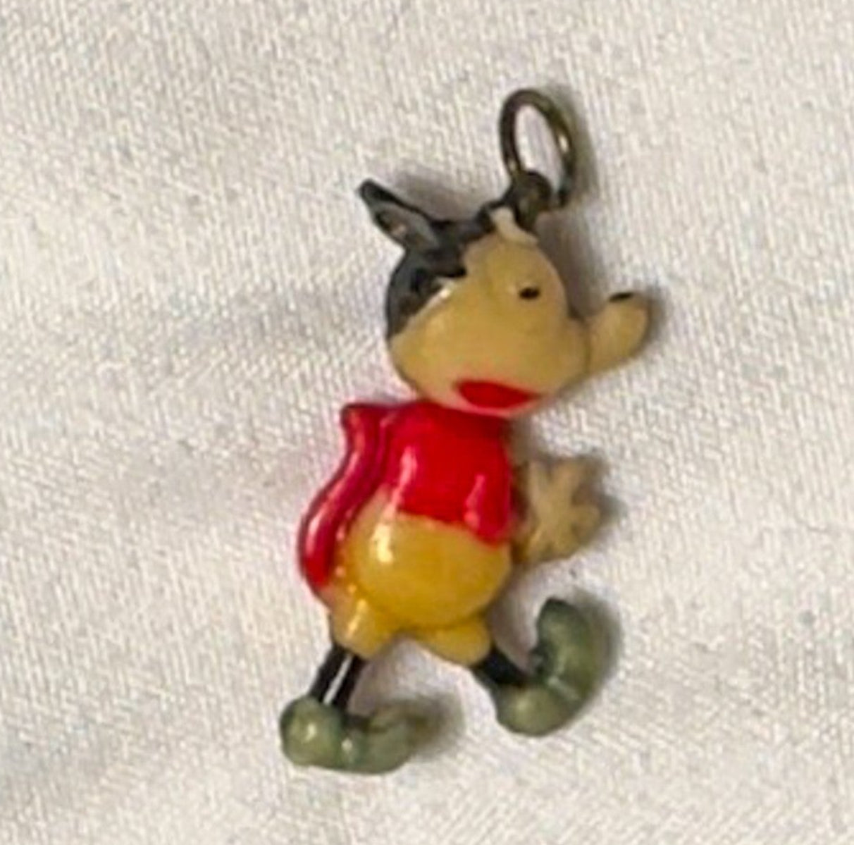 Cartoon character charm on a white background