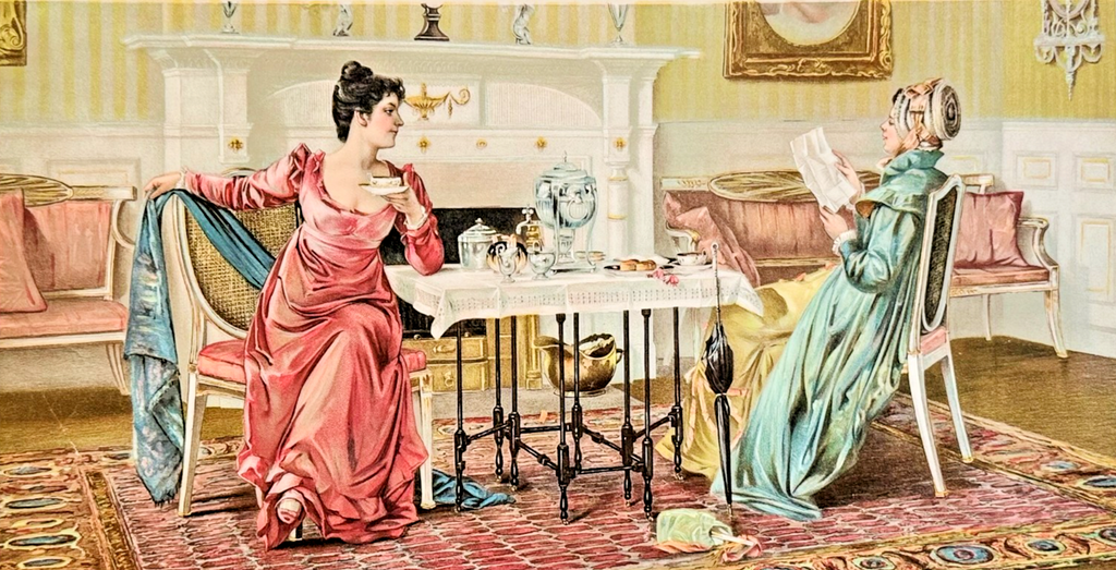 1894 Chicago Tribune ART Supplement 'How the Gossip Grew'