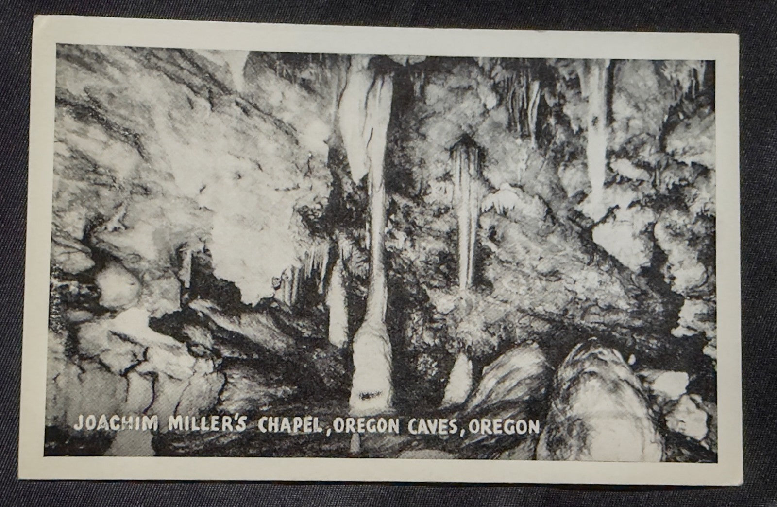 Vintage Postcard 1940s Joachim Miller's Chapel, Oregon Caves