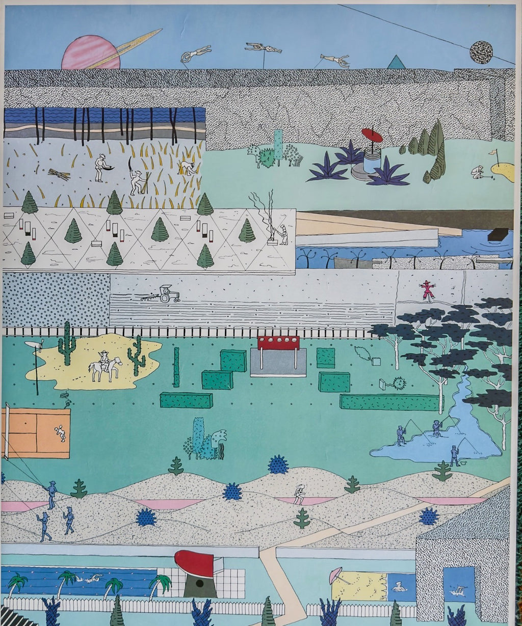 1984 Louisiana World Exposition Poster: Rem Koolhaas OMA Architectural Print