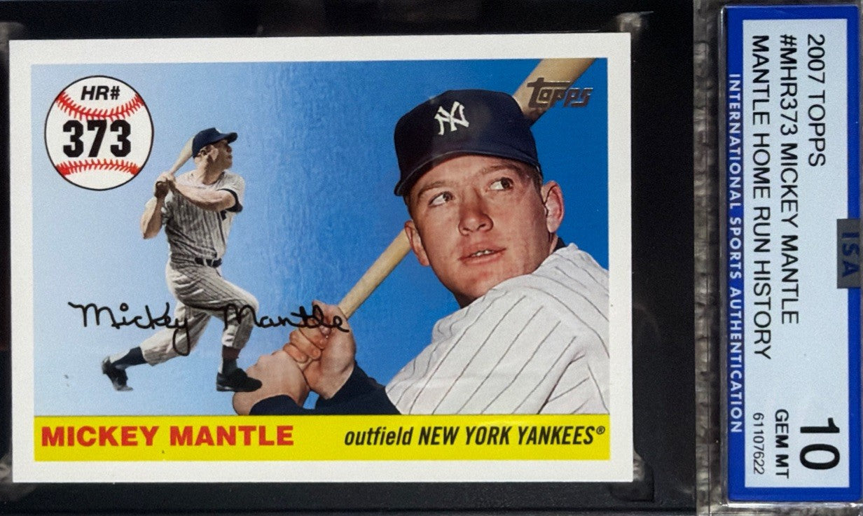 MINT Mickey Mantle 2007 TOPPS MHR373 PSA 10