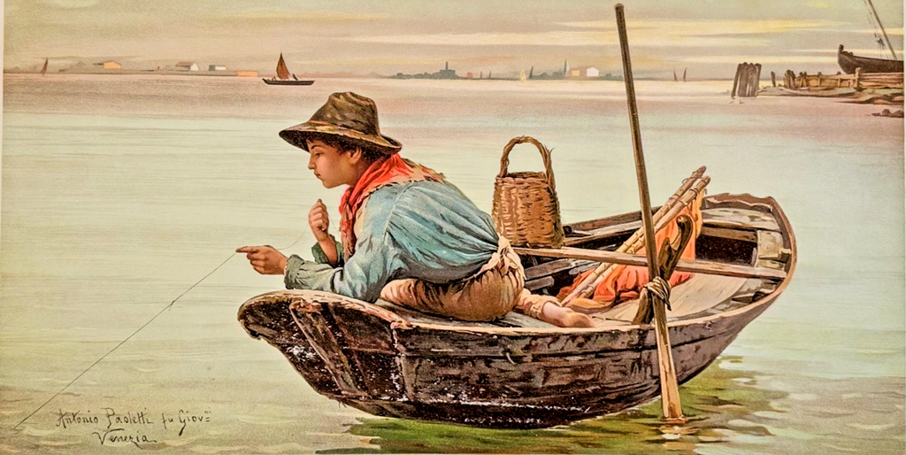 1895 Chicago Tribune ART Supplement 'At the Flood of the Tide'