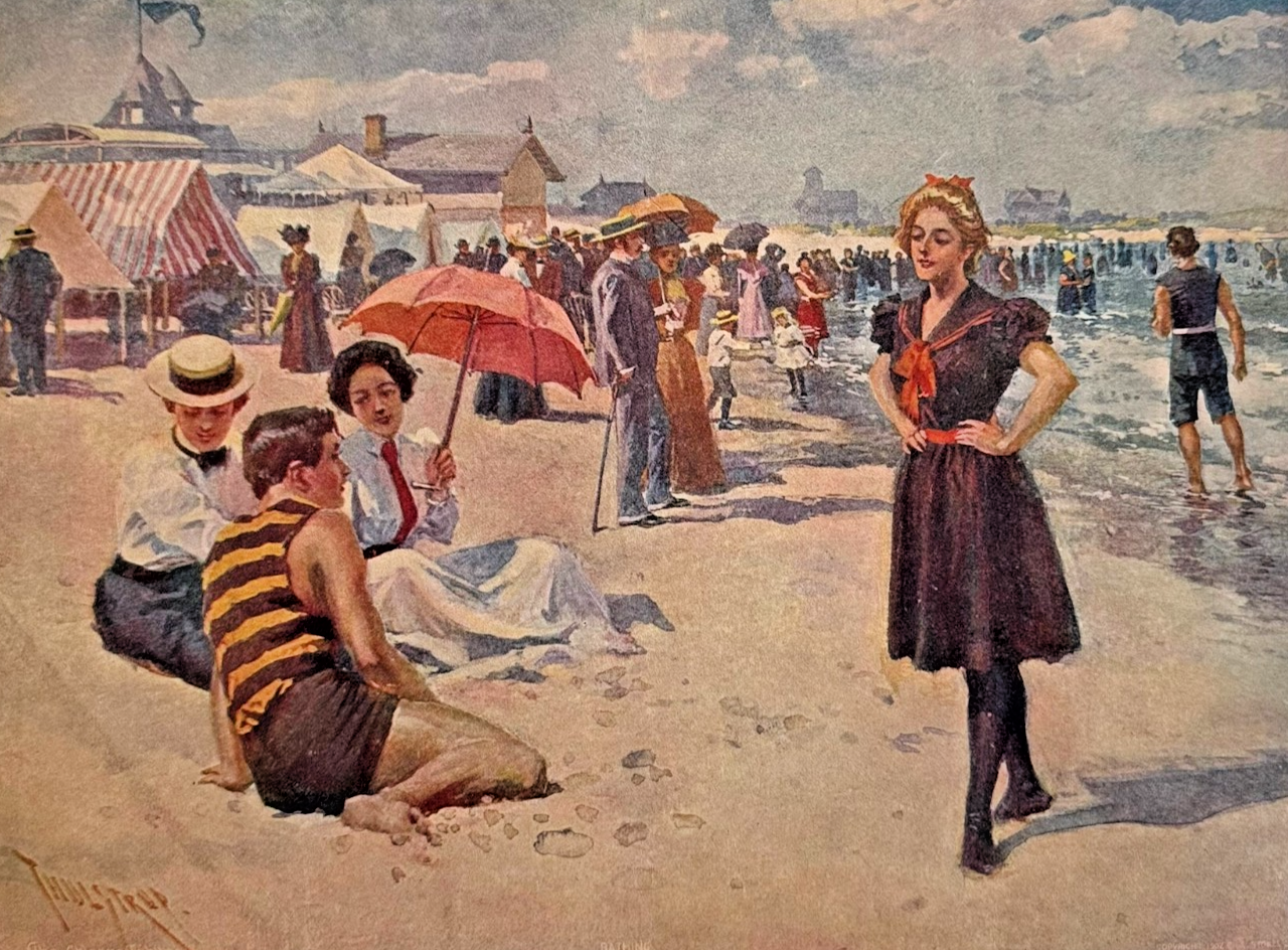 1902 Chicago Tribune ART Supplement 'Bathing'