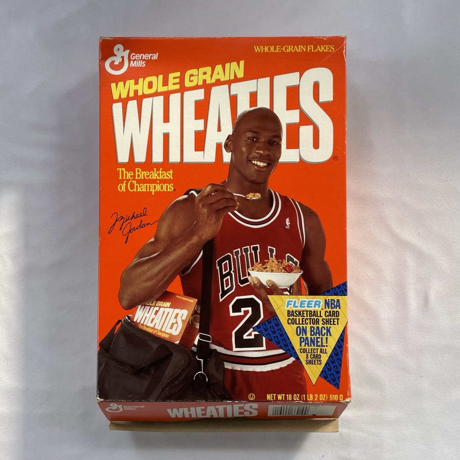 Vintage Michael Jordan Wheaties Cereal Box 1991 Chicago Bulls