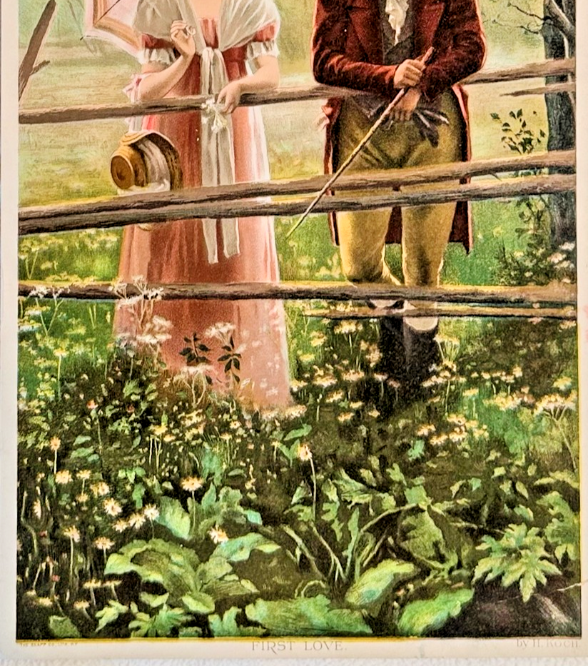 1894 Chicago Tribune ART Supplement 'First Love'