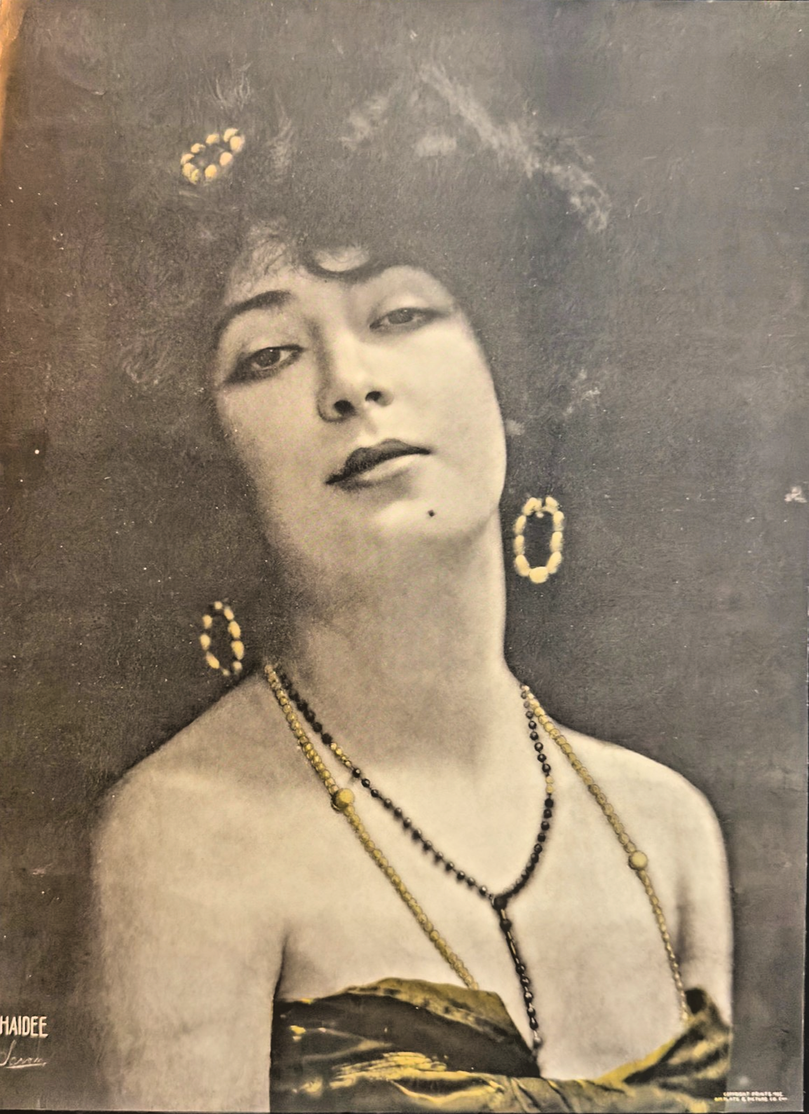 “Haidee" — 1902 Hand-Tinted Photogravure (Sarony Studio)