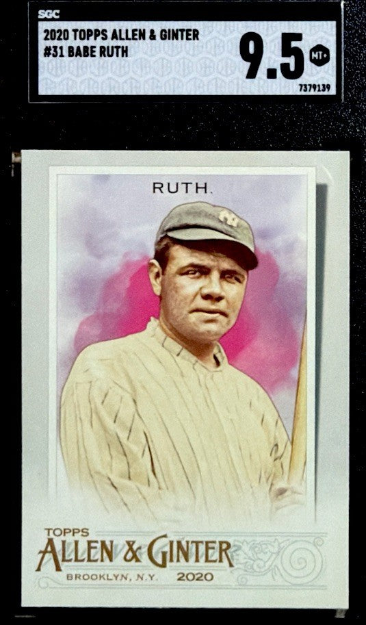 BABE RUTH 2020 Topps Allen & Ginter #31 PSA 9.5