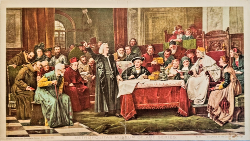 1893 Chicago Tribune ART Supplement 'Columbus at the Court of Isabella'