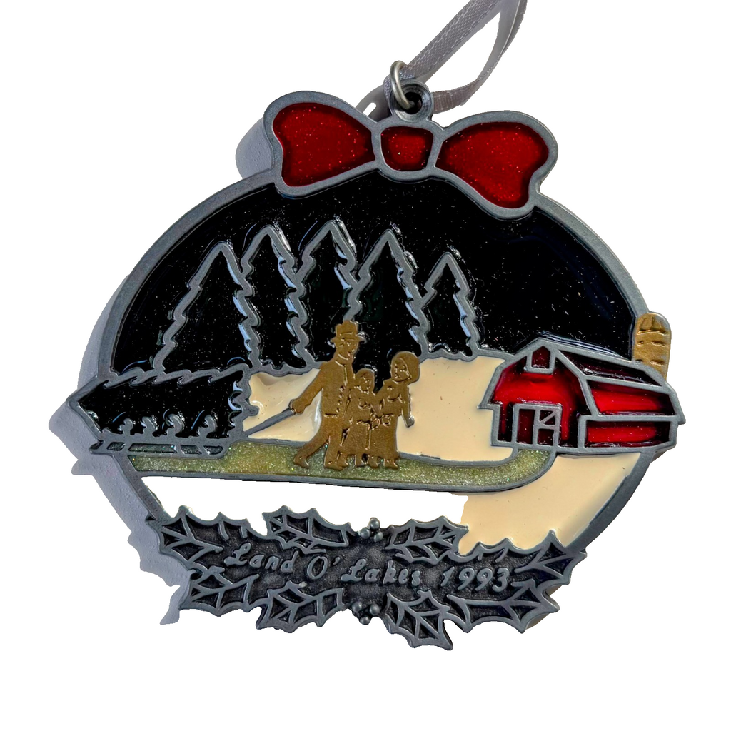 Rare VTG Land O'Lakes Ornaments 86/87 PLUS 90-93 assortment