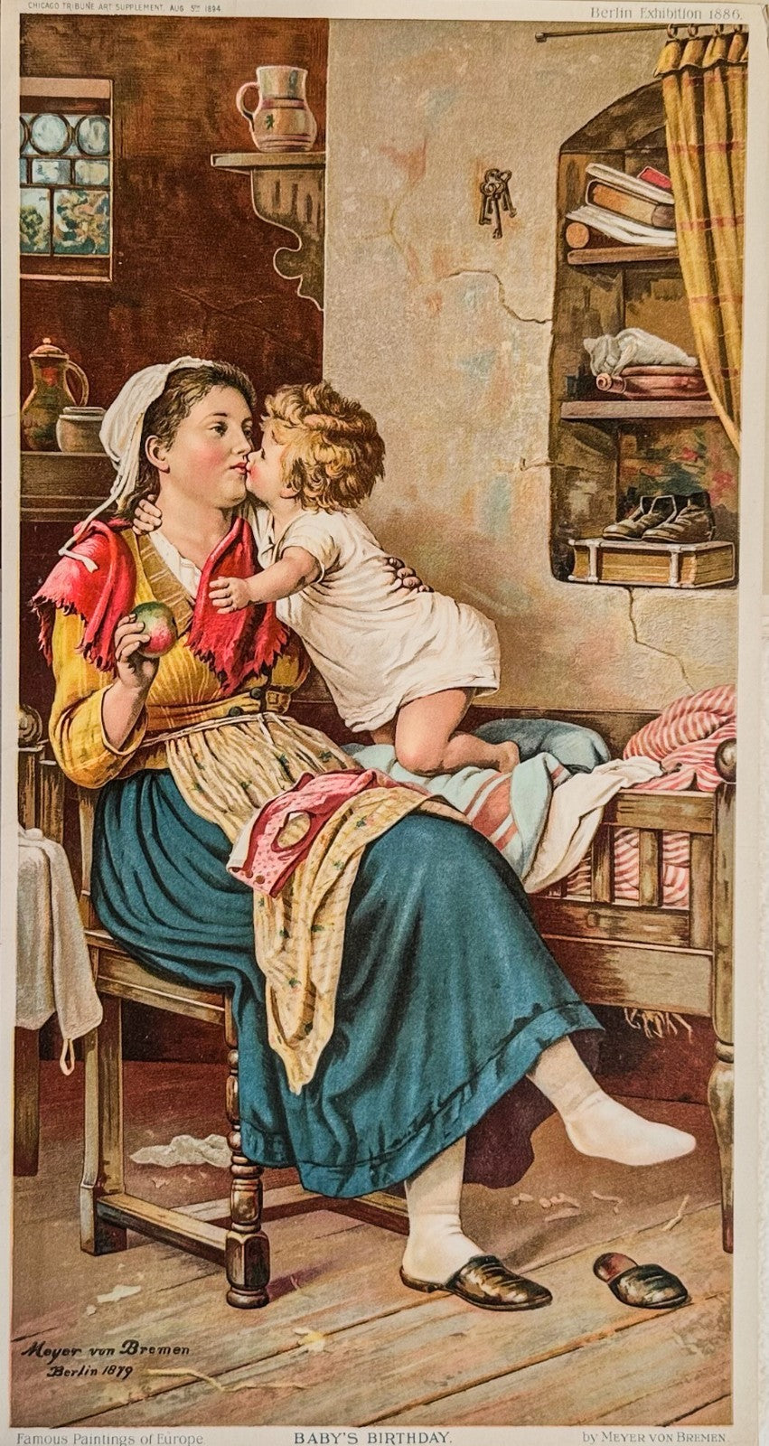 1894 Chicago Tribune ART Supplement 'Baby's Birthday'