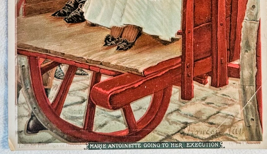 1894 Chicago Tribune ART Supplement 'Marie Antoinette Going to her Execution'