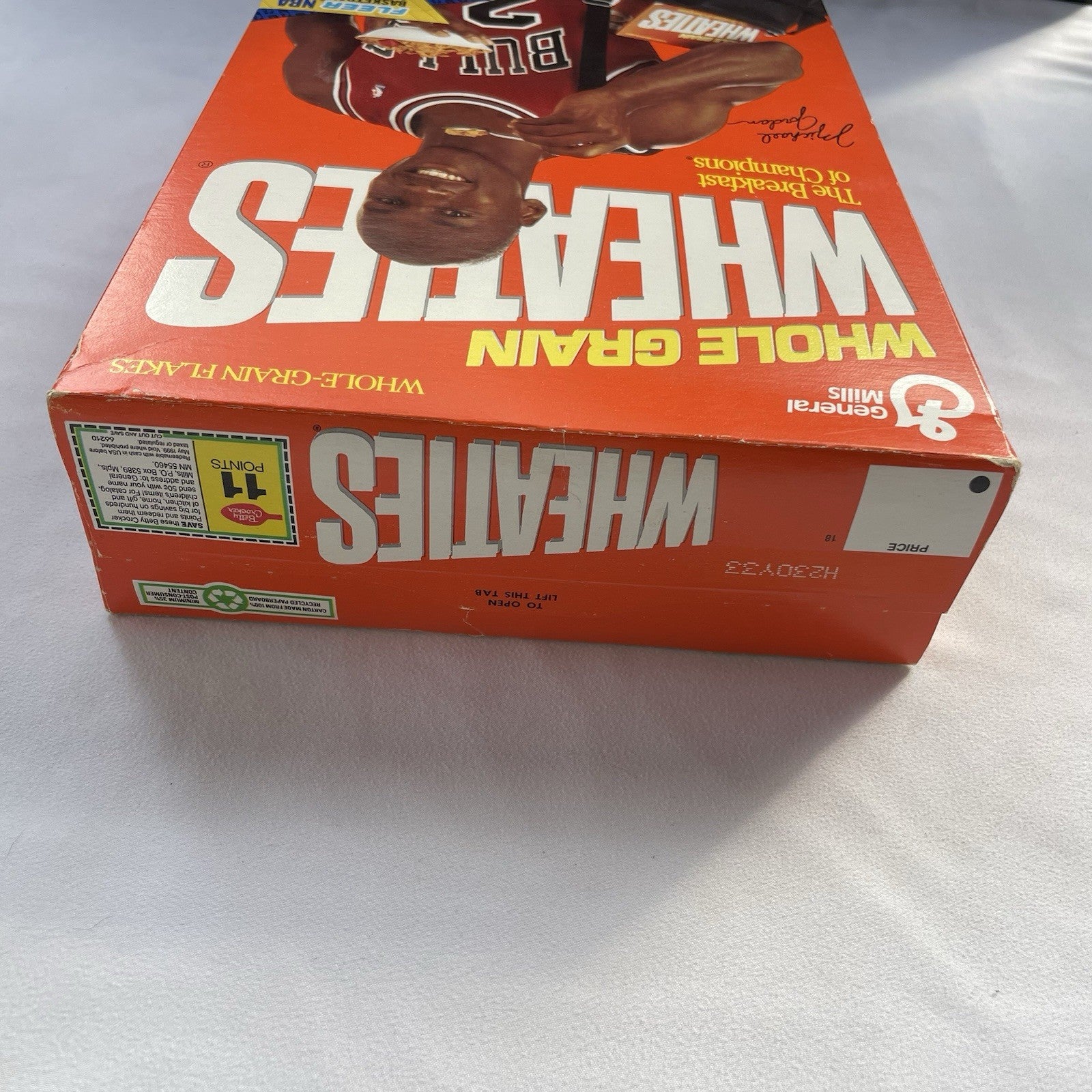 Vintage Michael Jordan Wheaties Cereal Box 1991 Chicago Bulls