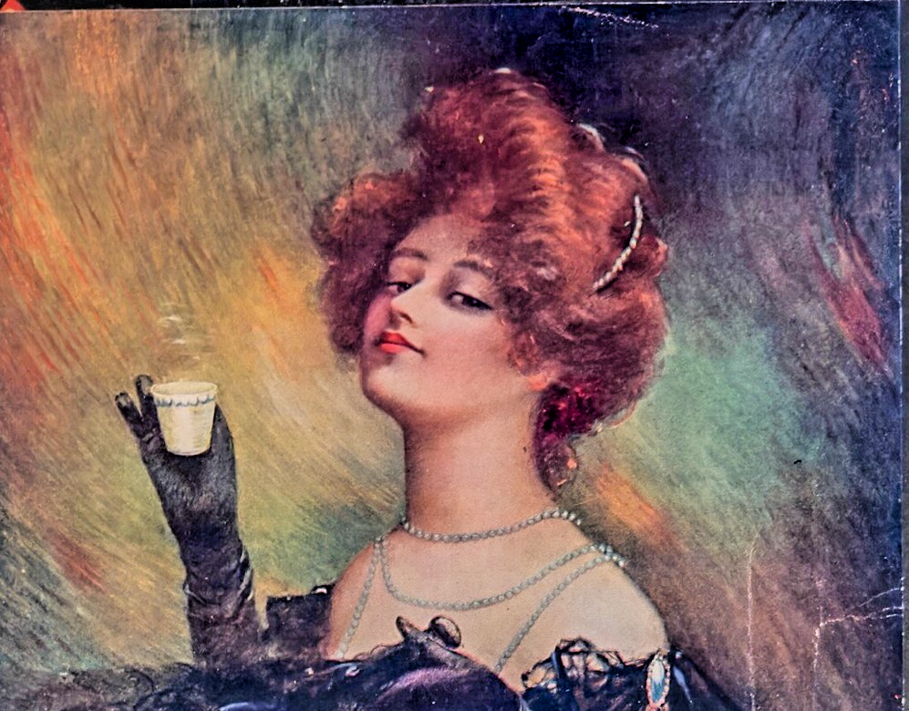 “The Toast” by James Bryson — 1903 Antique Lithograph (Indianapolis Journal Supp