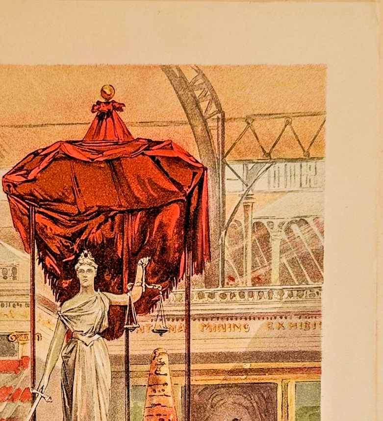 1893 Chicago World’s Fair Art Supplement – 'Silver Statue' Chicago Tribune