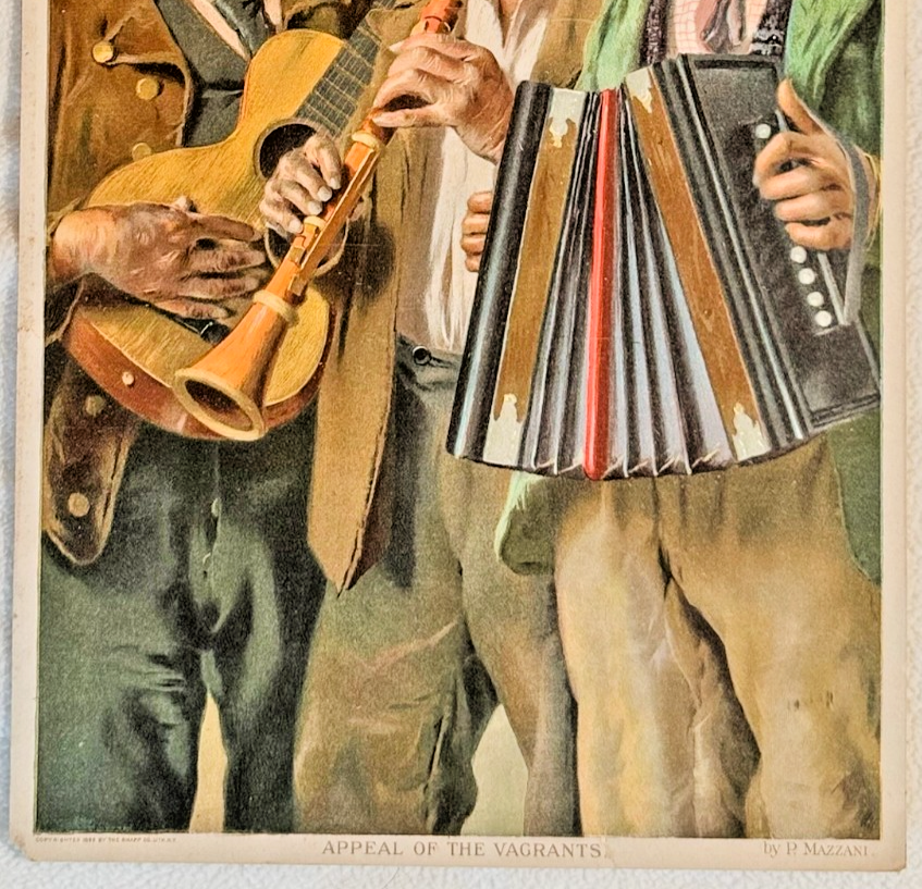 1895 Chicago Tribune ART Supplement 'Appeal of the Vagrants'