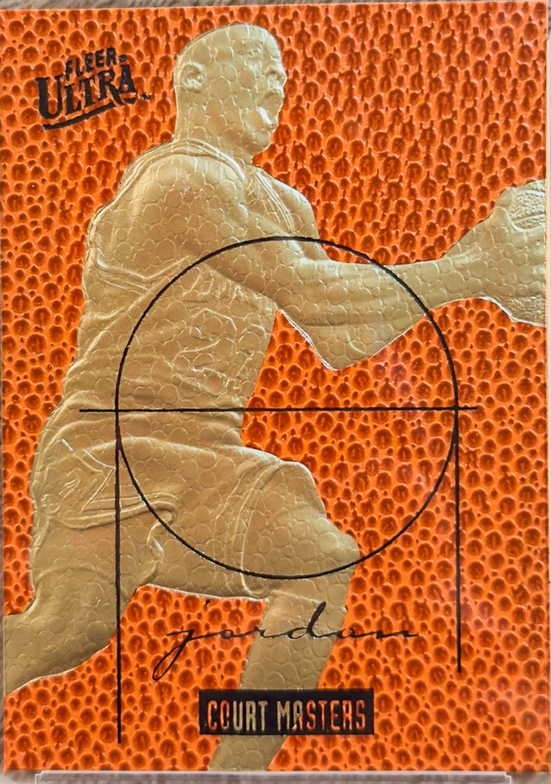 96-97 Michael Jordan 'Feel of the Game' 23KT Gold Fleer Ultra