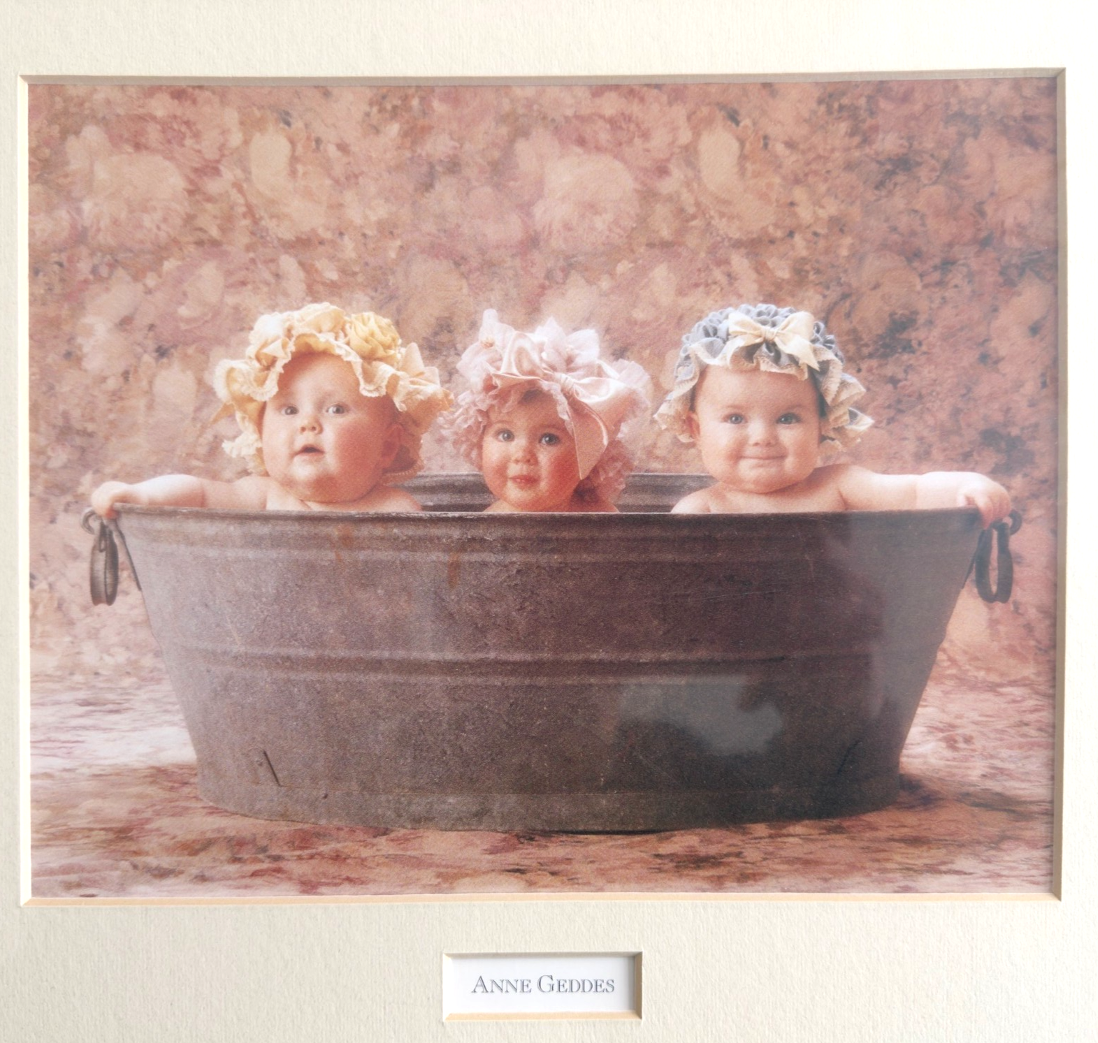 ANNE GEDDES  'LITTLE THOUGHTS W LOVE' ART PRINTS 1993