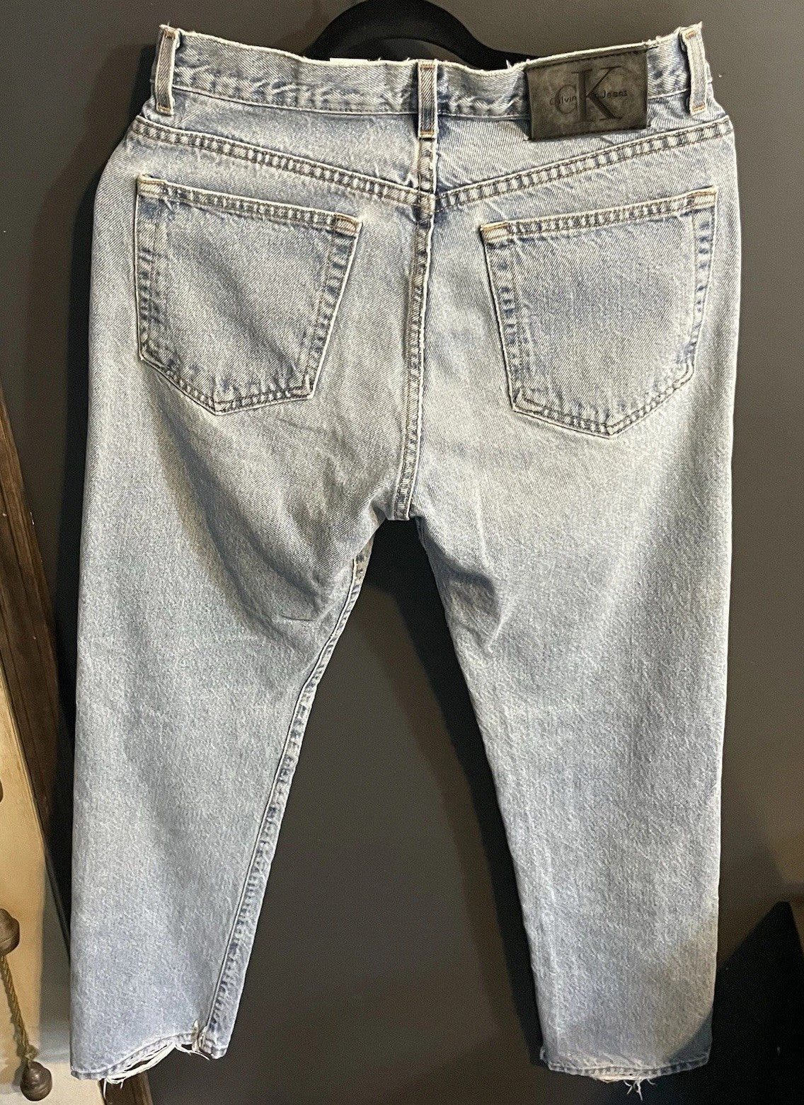 Vintage 1990s Calvin Klein Jeans Women’s Size 8 Blue Denim High Rise