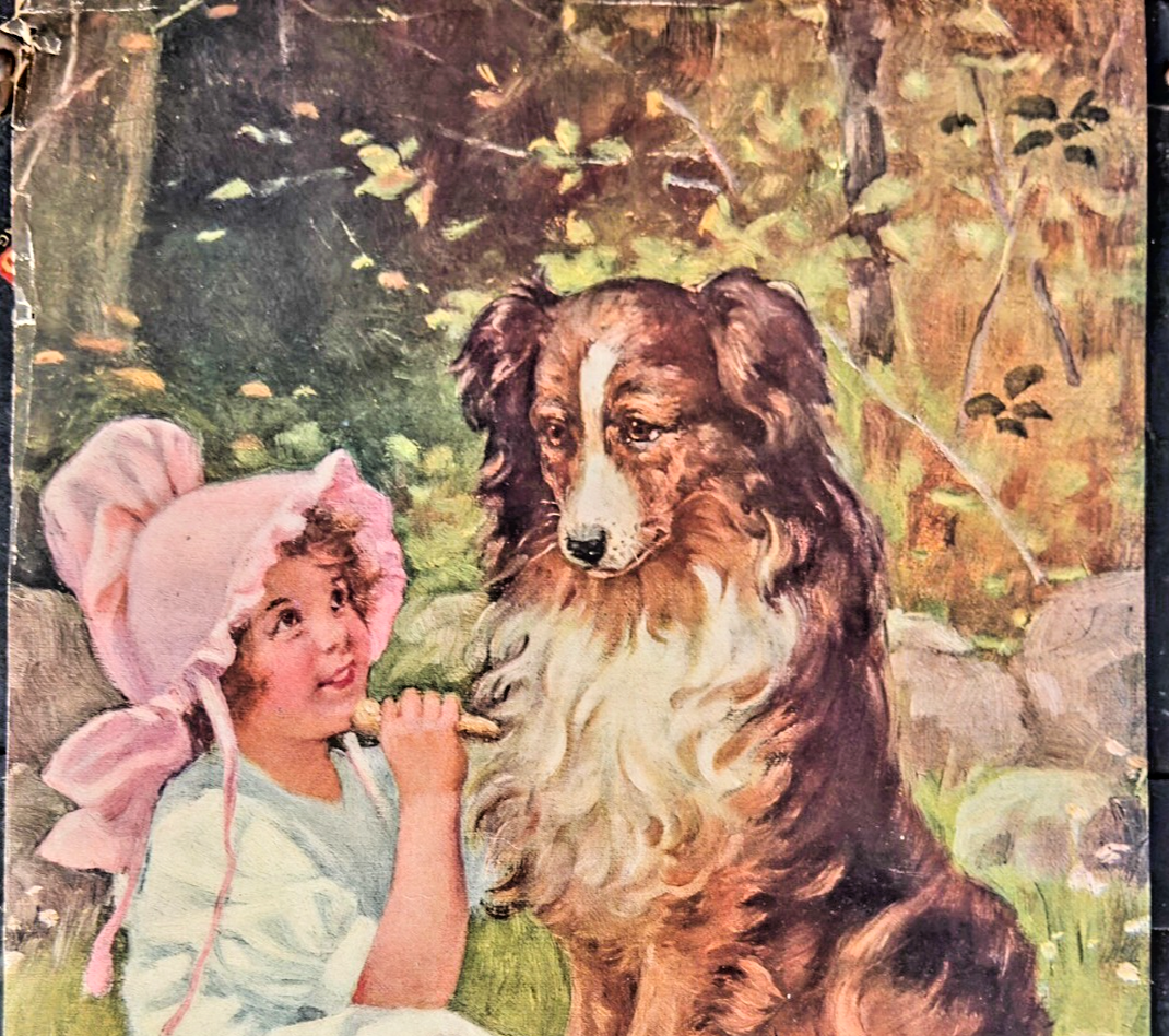 “A Little Tease” — 1907 Chromolithograph by Carl Hirschberg — Chicago Tribune