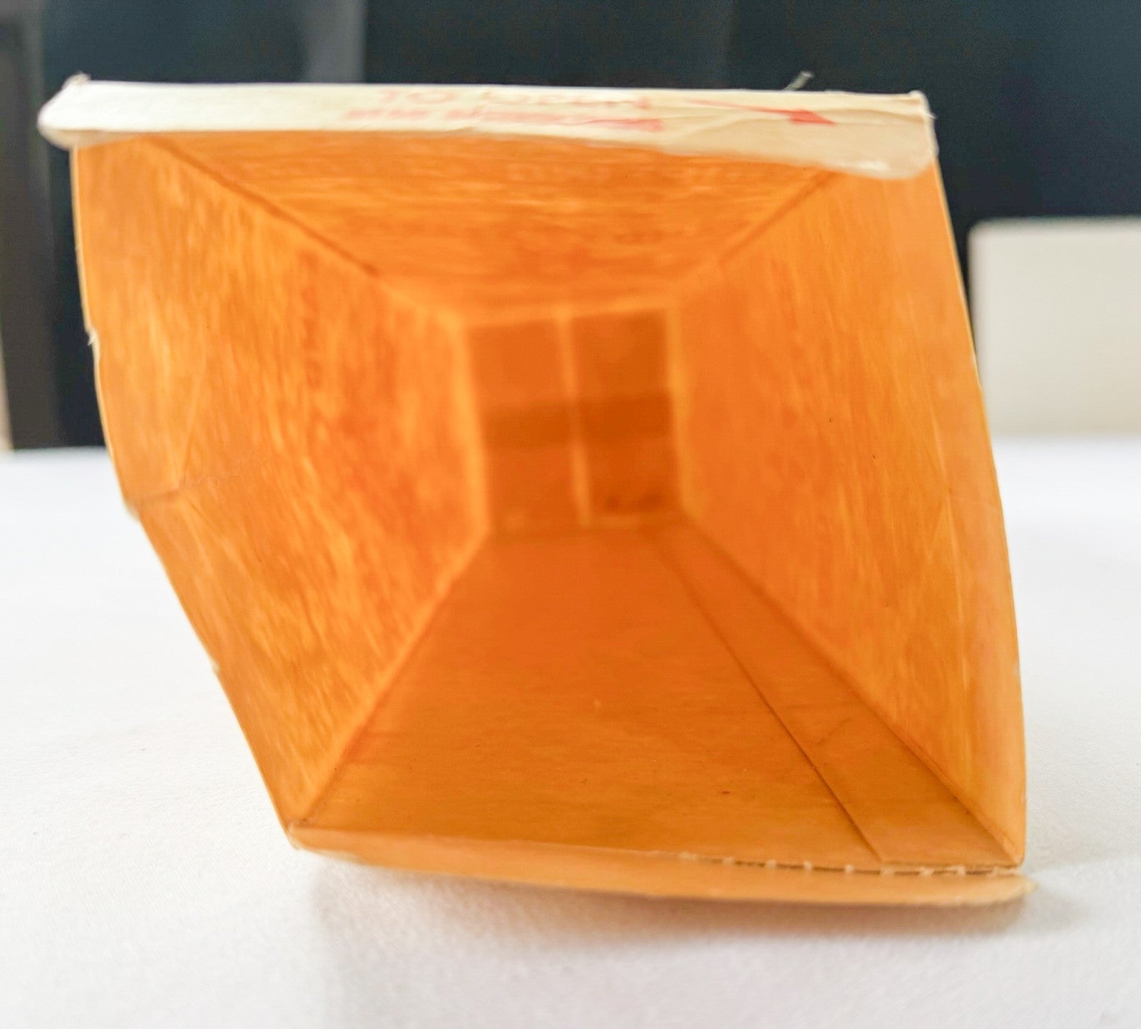 Land O Lakes Whipping Cream Wax Carton - Retired Logo