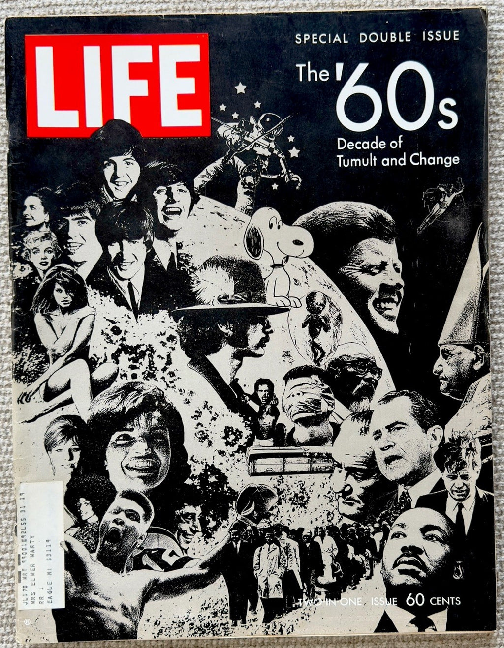 LOT 3 LIFE MAGAZINES-DECADES 50s 60s 70s