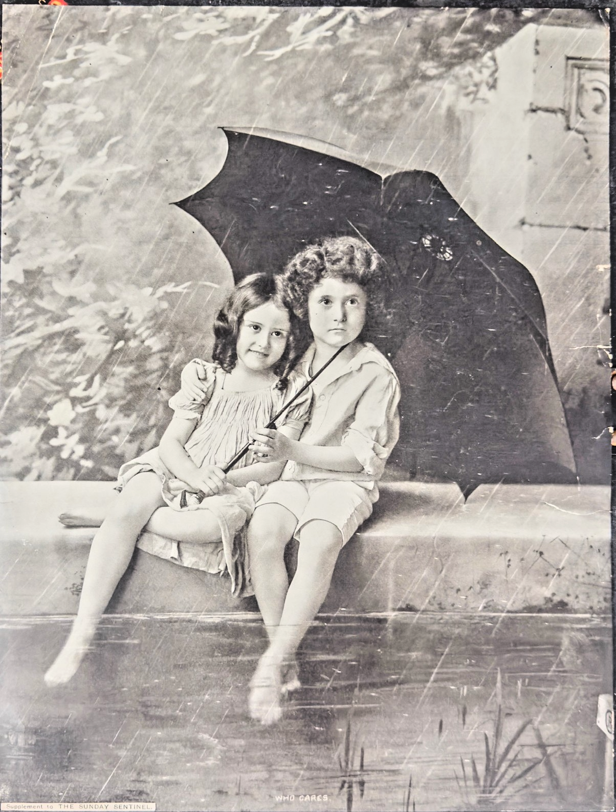 1900s Supplement to the Sunday Sentinel- 'Who Cares'