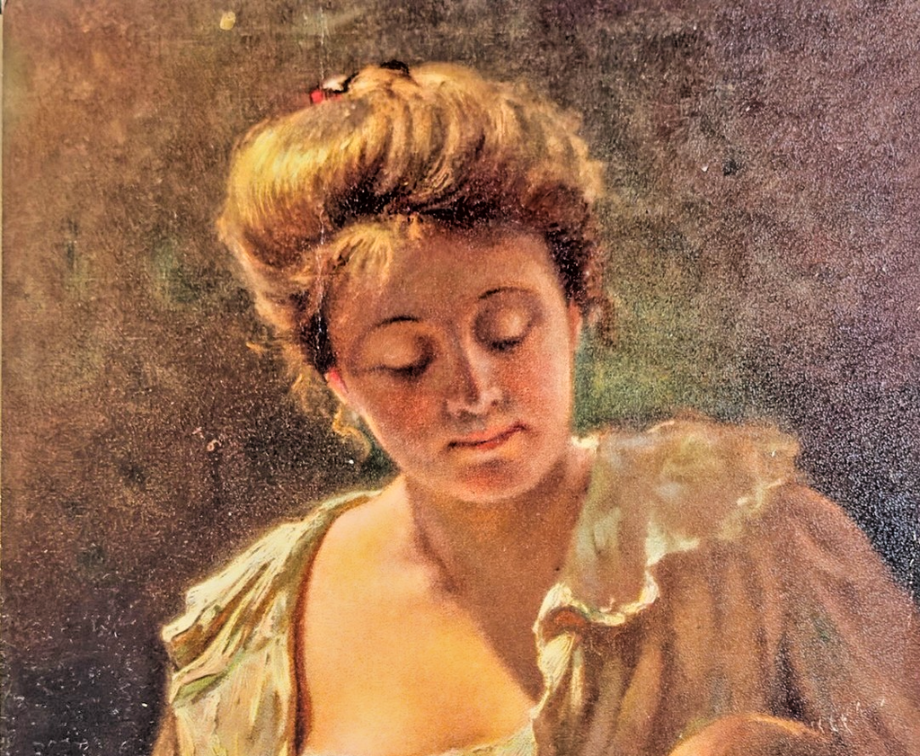 Antique 1903 Lithograph – “The Equitable Mother”