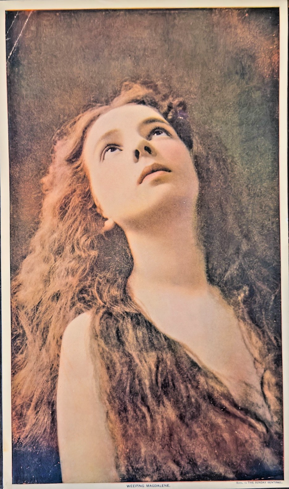 1900s Supplement to the Sunday Sentinel — "Weeping Magdalene"