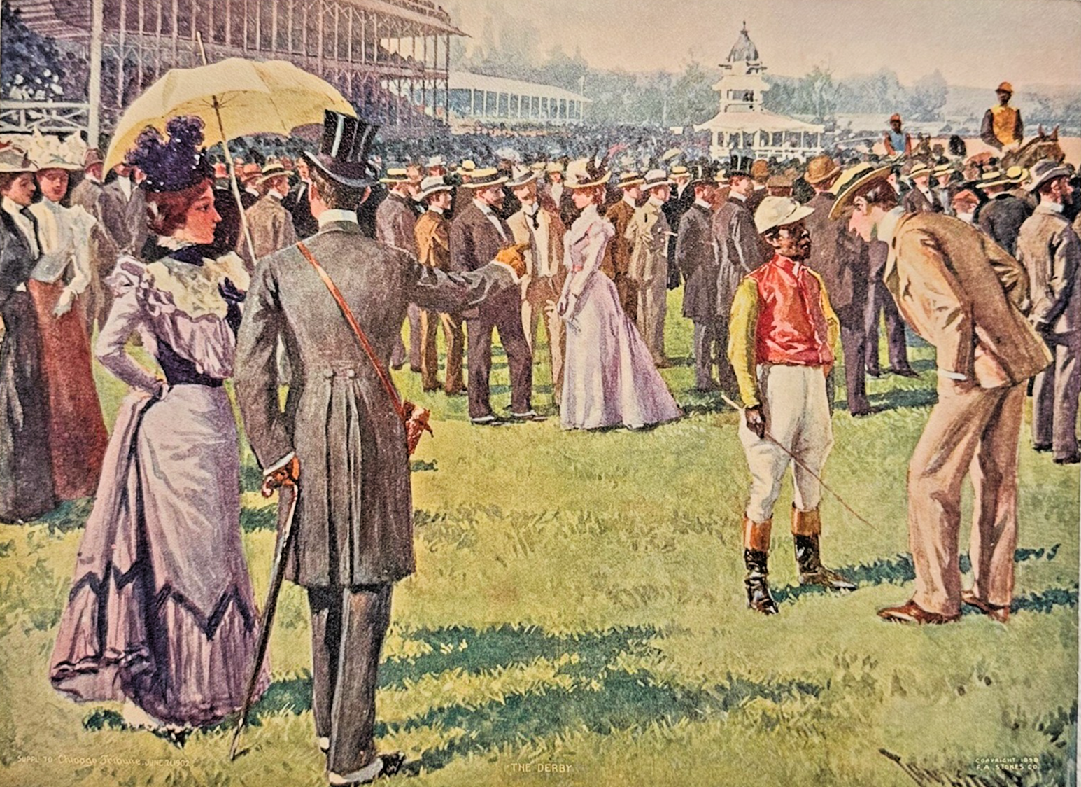 1902 Chicago Tribune ART Supplement - 'The Derby'