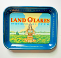 Land O' Lakes Metal Serving Tray, Native Maiden