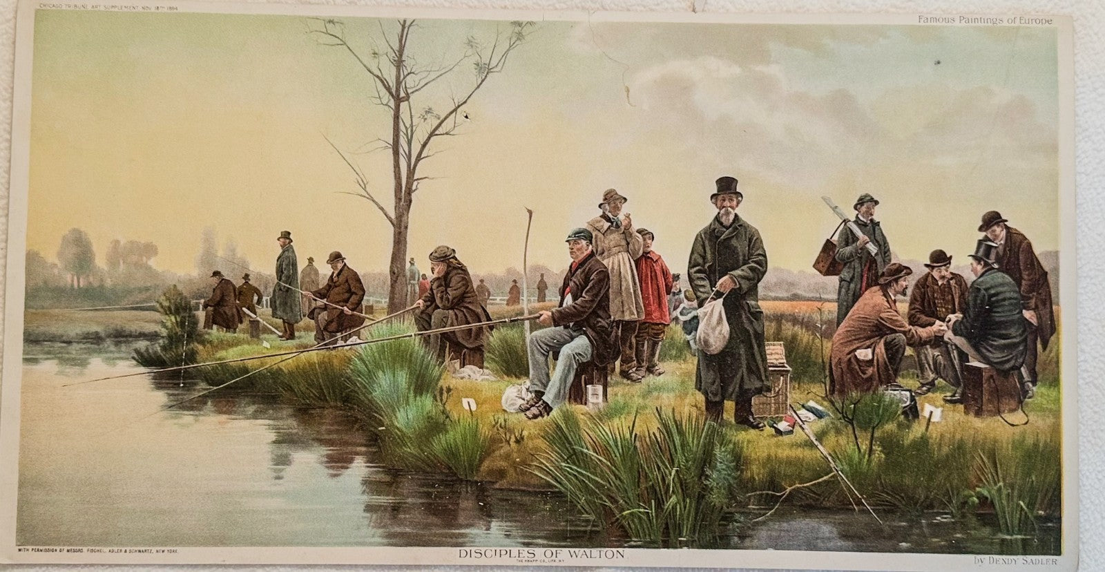 1894 Chicago Tribune ART Supplement 'Disciples of Walton'