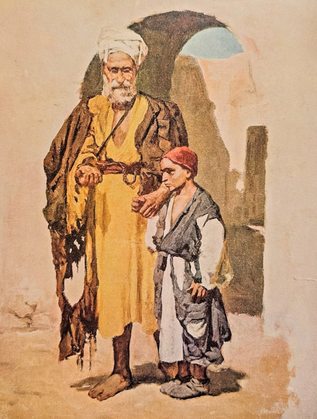 1902 Chicago Tribune ART Supplement 'Blind Beggar of Jerusalem'