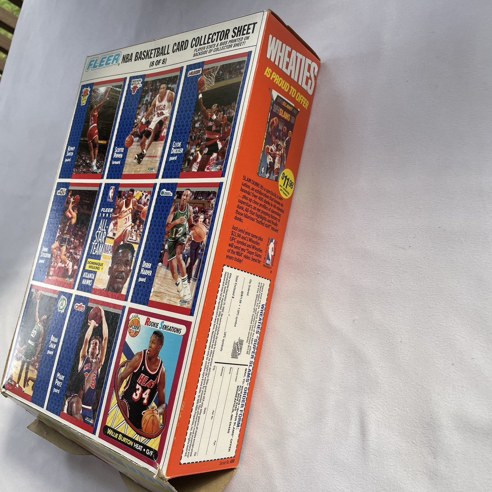Vintage Michael Jordan Wheaties Cereal Box 1991 Chicago Bulls