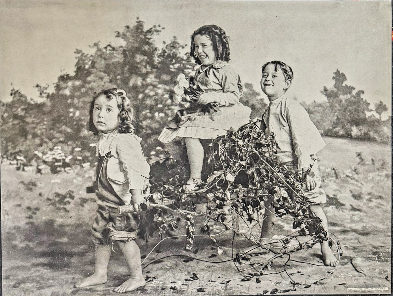 1900s Supplement to the Sunday Sentinel- 'Precious Burden'