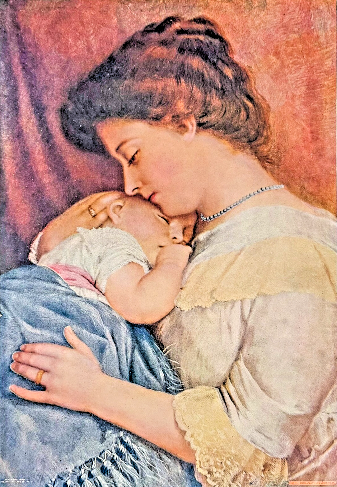 1904 Supplement to the Indianapolis Journal- "Mom and baby"