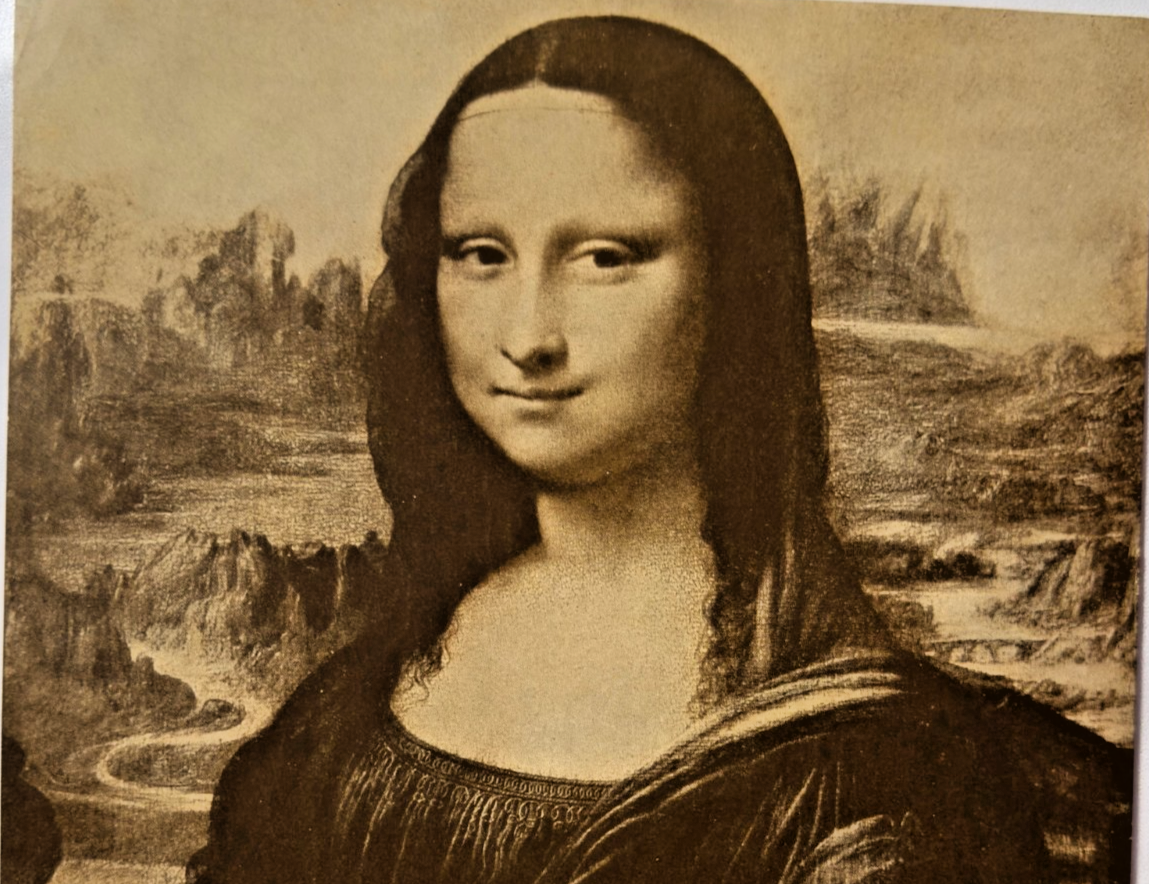1902 Chicago Tribune Art Supplement – “LISA MONA – Vinci” (Mona Lisa)