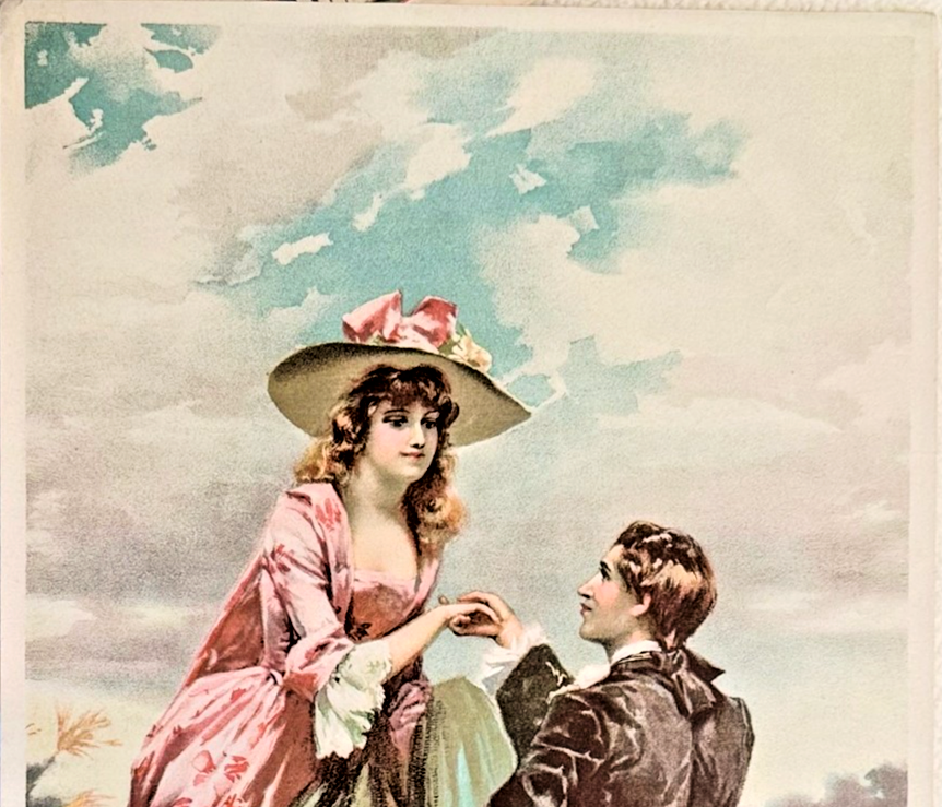 1893 Chicago Tribune ART Supplement 'Through the Fields'