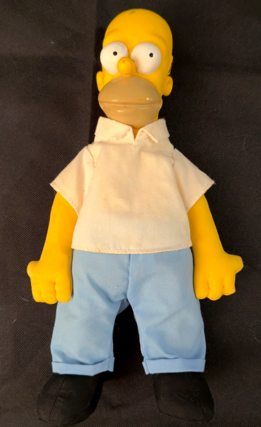 Vintage The Simpsons Plush Doll Lot – Complete Family Set