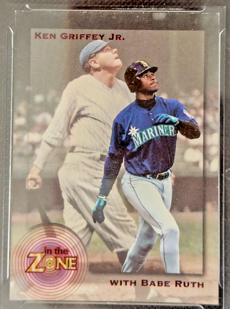 Ken Griffey Jr Babe Ruth 1995 Copperstown Collection Promo In The Zone #1 PSA 6