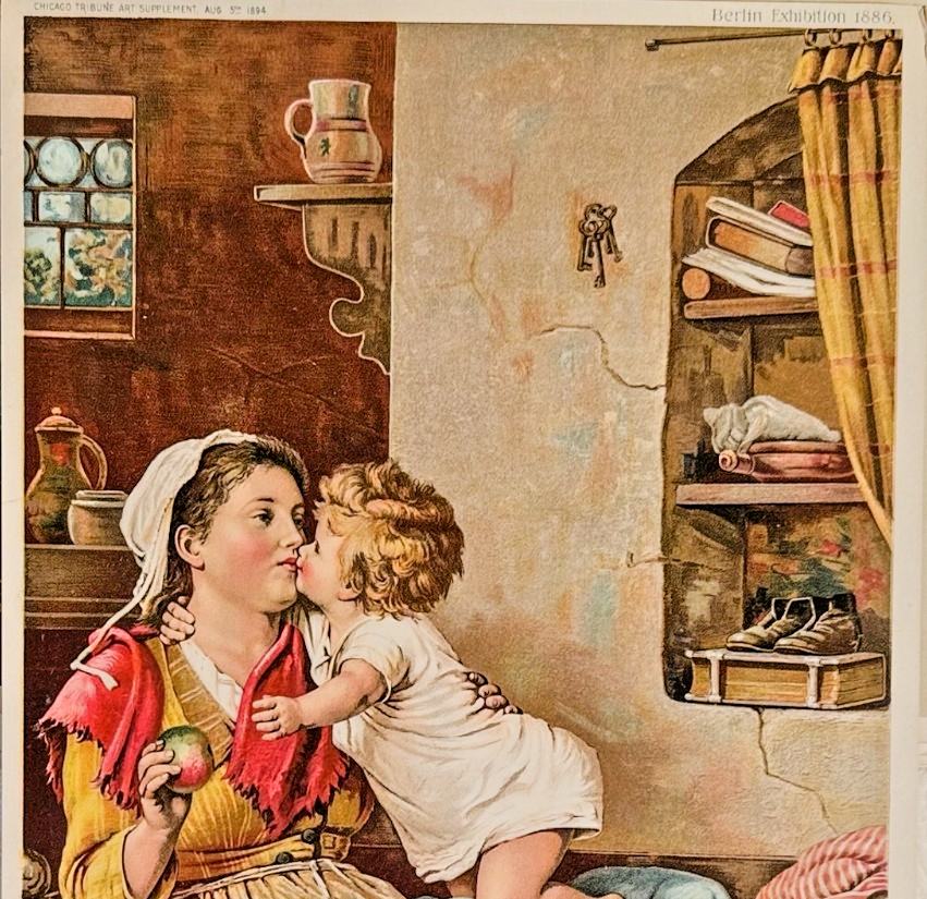 1894 Chicago Tribune ART Supplement 'Baby's Birthday'