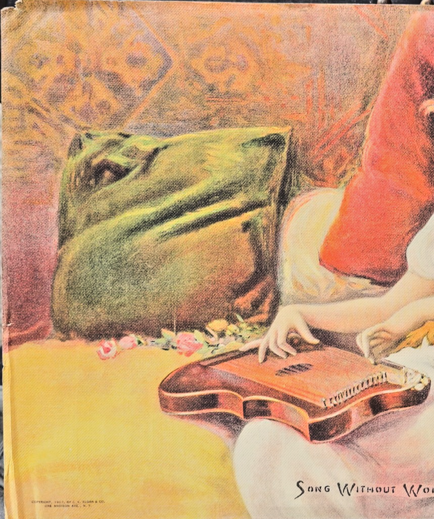 1907 Chicago Tribune- "Song Without Words"- J.V. Sloan & Co.