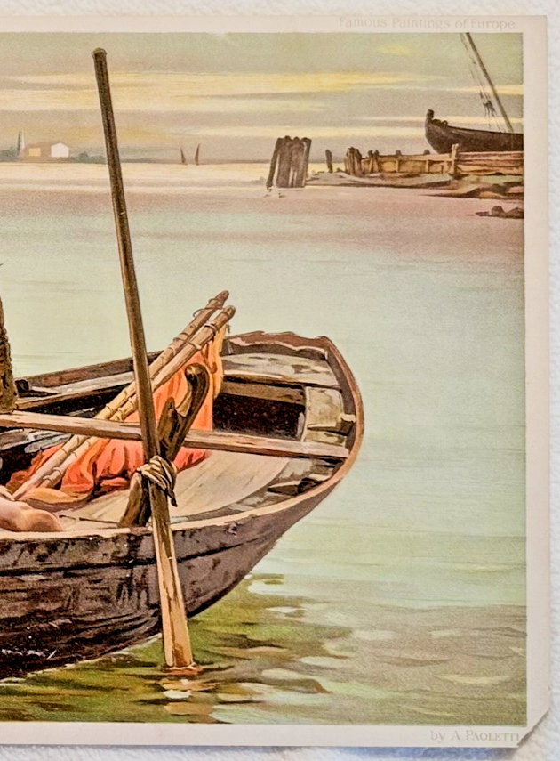 1895 Chicago Tribune ART Supplement 'At the Flood of the Tide'