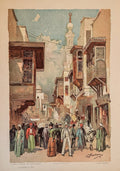 1893 Chicago Tribune ART Supplement 'Cairo Street'