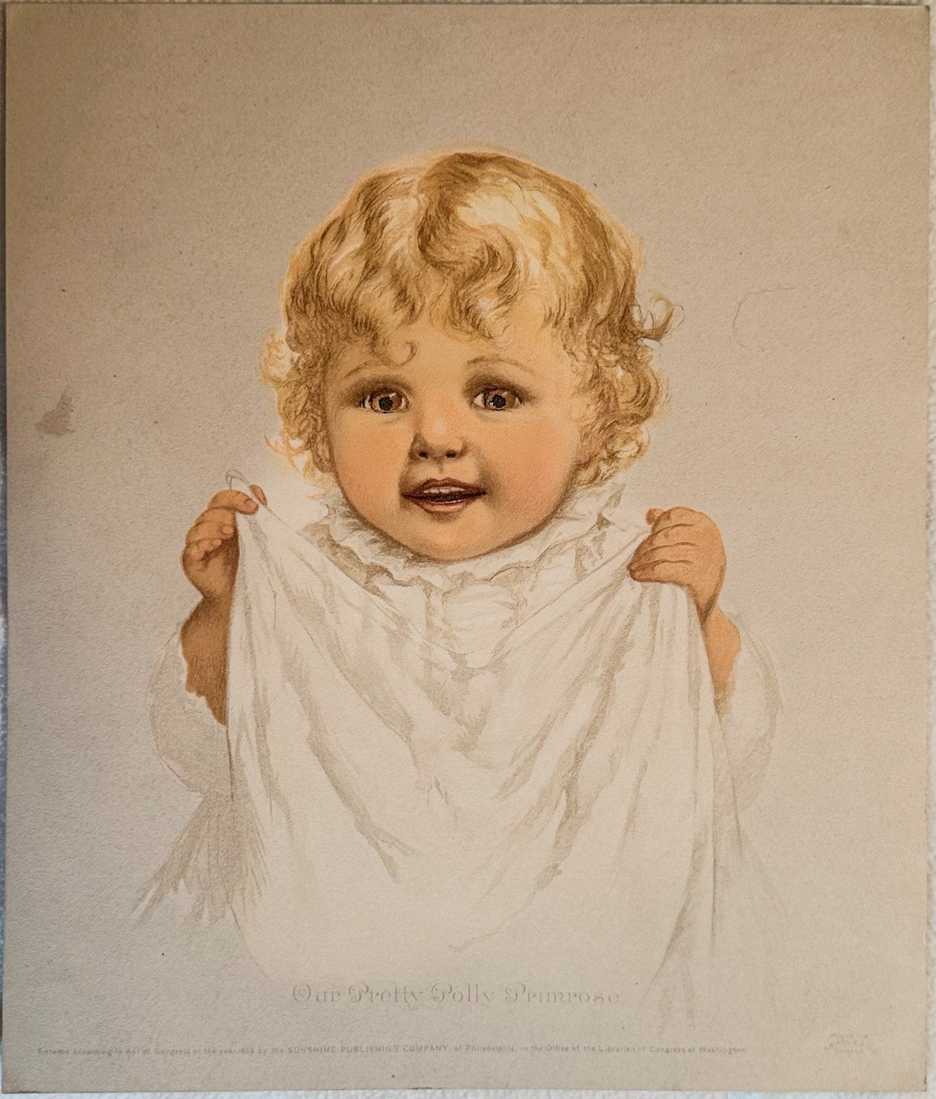 1888 ART Supplement 'Our Pretty Polly Primrose'