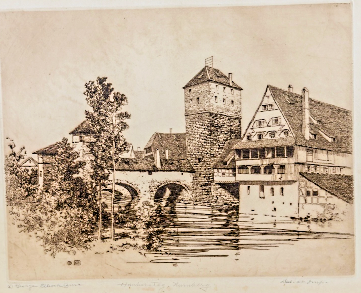 George Elbert Burr (1859–1939) – Henkersteg, Nürnberg (Nuremberg)